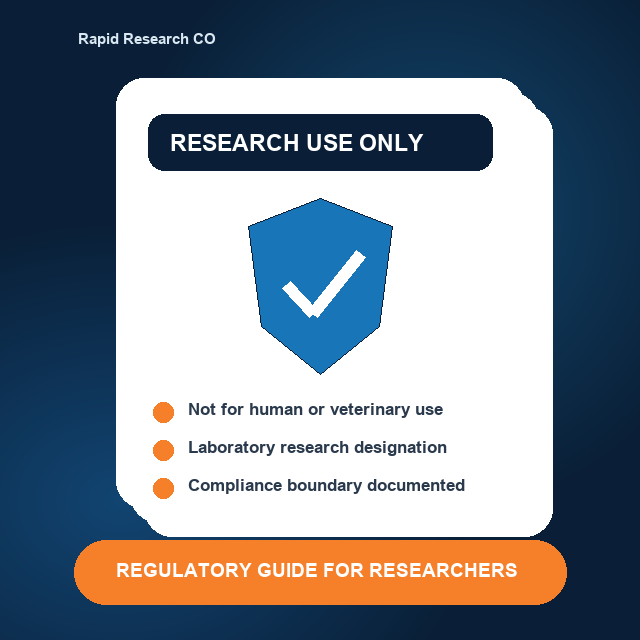 'Research Use Only' — What It Actually Means and Why It Exists